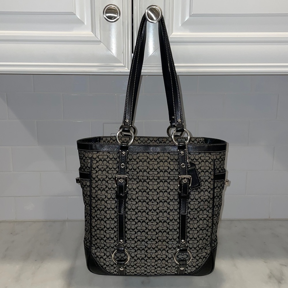 Coach Jacquard Mini “C” EW Large Gallery Tote Bag